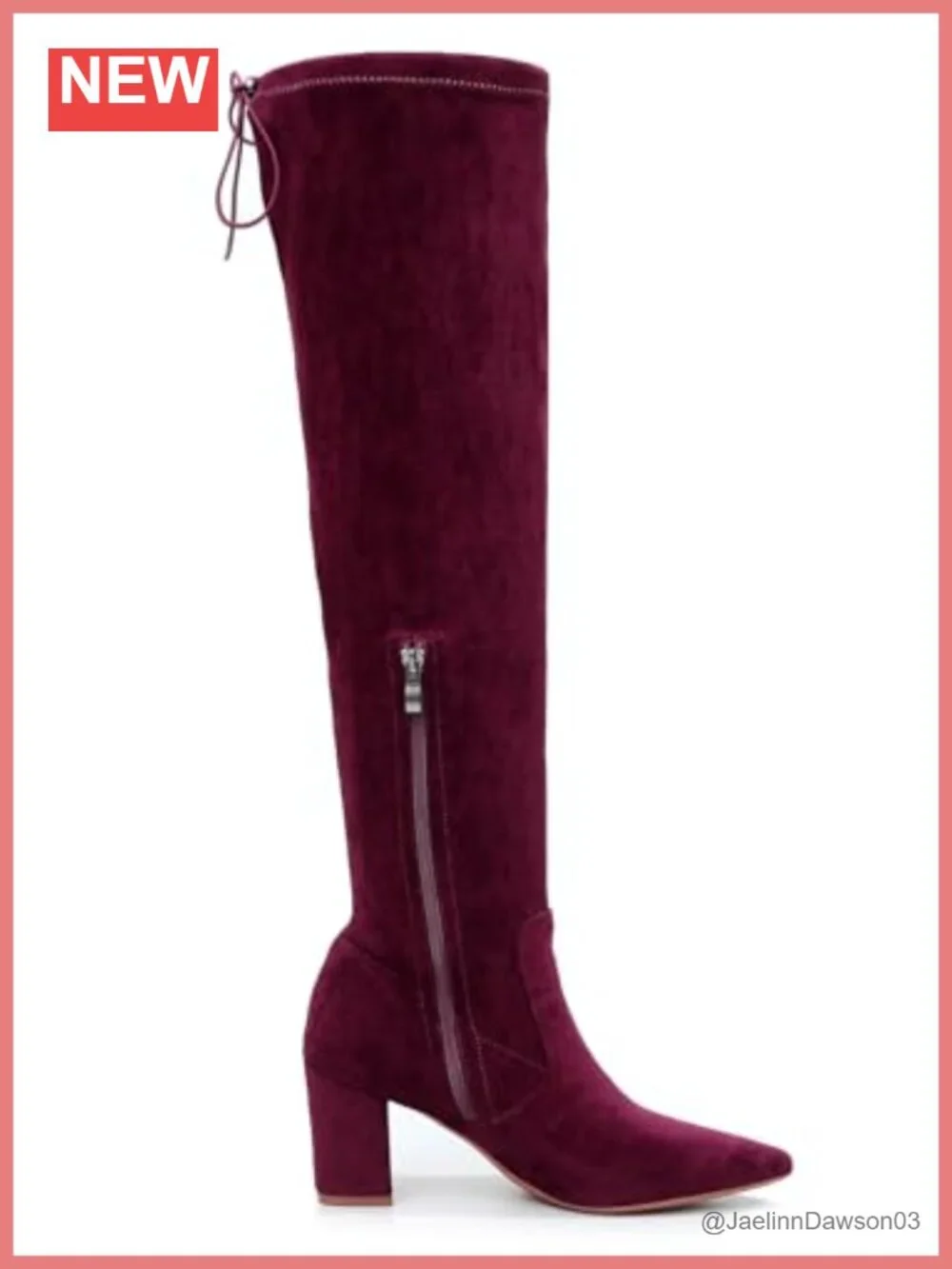 Women's OverKnee Stretchy Boot Pointed Toe Thigh-High Fashion Boot